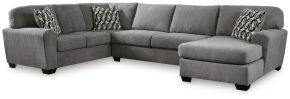 Benchcraft® 32402S2 Birkdale Court - 3-Piece Sectional With Raf Corner Chaise - Gray