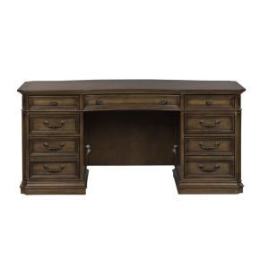 Liberty Furniture 487-HO105B Amelia - Jr Executive Desk Base - Dark Brown