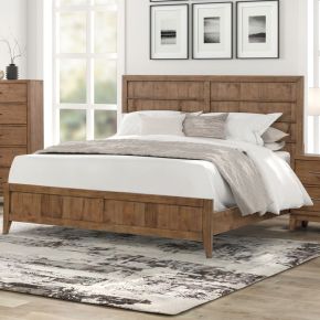 Liberty Furniture 936-BR-KPB Shaker Lakes - King Panel Bed - Brown