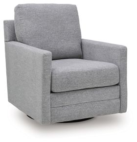 Signature Design by Ashley® A3000737 Freybourne Next-Gen Nuvella - Swivel Accent Chair - Pewter