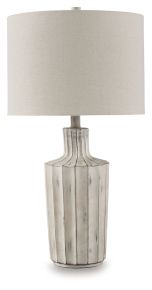 Signature Design by Ashley® L235884 Imre - Poly Table Lamp - Distressed Brown