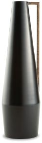 Signature Design by Ashley® A2000554 Pouderbell - Black / Gold Finish - Vase - Medium