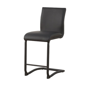 ACME 70257 Gordie - Counter Height Chair (Set of 2) - Black PU
