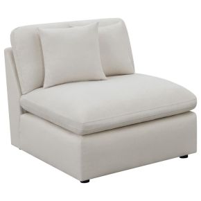 CoasterElevations 551451 Hobson - Upholstered Armless Chair - Ivory