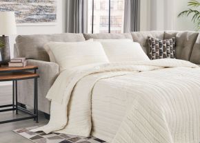 Signature Design by Ashley® 3100410 Mahoney - Laf Full Sofa Sleeper - Pebble