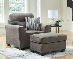 Benchcraft® 31305/23/14 Benchcraft® 31305/23/14 Olten - 2 Pc. - Chair And A Half, Ottoman - Graphite