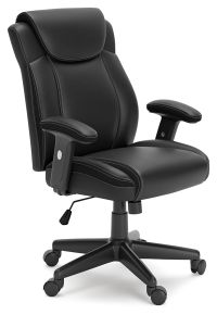 Signature Design by Ashley® H220-06A Corbindale - Black - Home Office Swivel Desk Chair