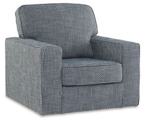 Signature Design by Ashley® A3000652 Olwenburg - Denim - Swivel Accent Chair