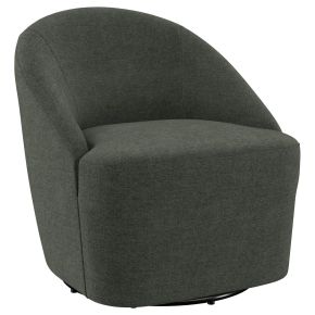 Coaster Fine Furniture 903075 Leon - Upholstered Barrel Accent Swivel Chair - Hunter Green