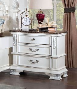 Furniture of America CM7478WH-N Esparanza - Nightstand - Pearl White