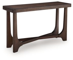 Signature Design by Ashley® T438-4 Korestone - Sofa Table - Dark Brown