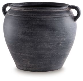 Ashley Furniture A2000790 Ashley Furniture A2000790 Meadie - 9" Vase - Distressed Black