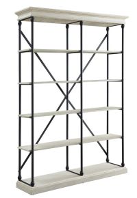 ACME 93034 Rukia - Bookshelf - White & Black Finish
