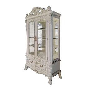 ACME DN01702 Dresden - Curio - Bone White Finish