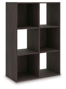 Signature Design by Ashley® EA5514-3X2 Piperton - Six Cube Organizer - Charcoal