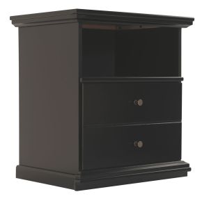 Ashley Furniture B138-91 Maribel - One Drawer Night Stand - Black