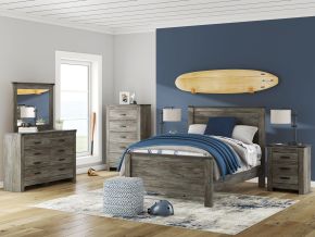 Ashley Furniture B4480-21 Frandern - Six Drawer Dresser - Gray