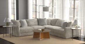 Jackson 2306/63/59/73-01 Bucktown - 3 Piece Sectional With Extra Thick Cuddler Seat Cushions - Parchment
