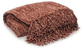 Signature Design by Ashley® A1001052 Tamish - Rust - Throw (Set of 3)