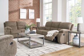 Signature Design by Ashley® 66504/88/86/25 Scranto - Oak - 3 Pc. - Reclining Sofa, Reclining Loveseat, Rocker Recliner