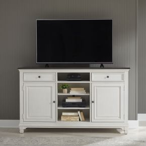 Liberty Furniture 417-TV68 Allyson Park - 68" Highboy TV Console - White