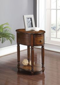 ACME 80506 Peniel - Accent Table - Dark Oak
