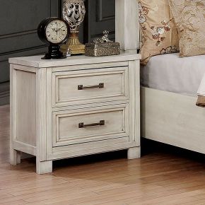 Furniture of America CM7365WH-N Tywyn - Nightstand - Antique White