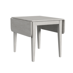 Intercon BY-TA-3650D-WHT-C Bayside - Drop Leaf Table - Silver