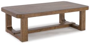Ashley Furniture T974-1 Cabalynn - Rectangular Cocktail Table - Light Brown