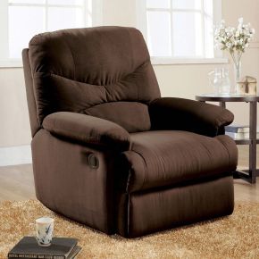 ACME 00632W Arcadia - Motion Recliner - Chocolate Microfiber