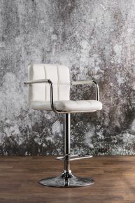 Furniture of America CM-BR6917WH Corfu - Bar Stool - White