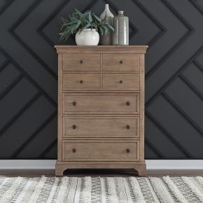 Liberty Furniture 928-BR41 Haven Hills - 5 Drawer Chest - Camel Beige