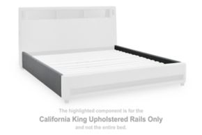 Signature Design by Ashley® PCB2721-94 Verishaw - California King Upholstered Rails - Gray