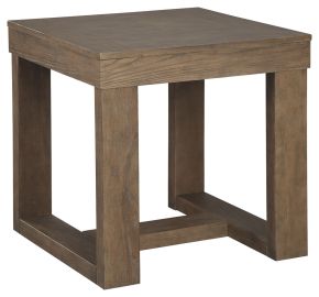 Ashley Furniture T471-2 Cariton - Square End Table - Gray
