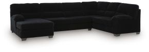 Ashley Furniture 24204S1 Ashley Furniture 24204S1 SimpleJoy - 3-Piece Sectional With LAF Corner Chaise- Onyx