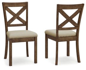 Signature Design by Ashley® D631-01 Moriville - Dining UPH Side Chair (Set of 2) - Beige