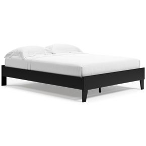 Signature Design by Ashley® EB3392-113 Finch - Black - Queen Platform Bed
