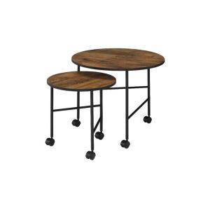 ACME 83150 Oblis - Nesting Table Set - Vintage Oak