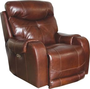 Catnapper 7647697-1283/09-3083/09 Venice - Power Headrest With Lumbar Power Lay Flat Recliner - Chocolate