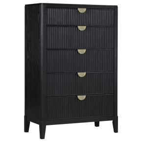 Coaster Fine Furniture 224715 Brookmead - 5-Drawer Bedroom Chest - Black