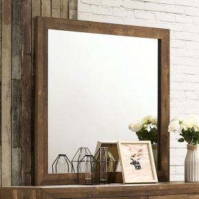 Furniture of America CM7912M Wentworth - Mirror - Light Walnut