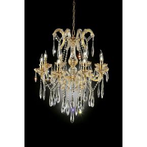 Furniture of America L9806H Christiana - Ceiling Lamp - Gold