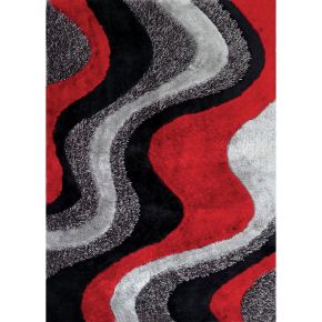 Furniture of America RG4134 Vancouver - Area Rug - Black / Gray / Red