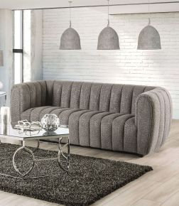 Furniture of America FM61002GY-SF Aversa - Sofa - Charcoal Gray