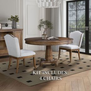 Liberty Furniture 336-DR-5PDS Harrison Heights - 5 Piece Pedestal Table Set - Sienna