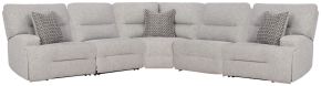 Signature Design by Ashley® 93605S3 Acklen Place - 5-Piece Power Reclining Sectional - Pewter