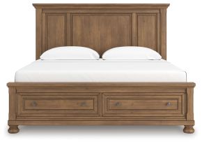 Signature Design by Ashley® PCB779B12 Feddinger - King Panel Storage Bed - Medium Brown