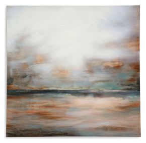Ashley Furniture A8000355 Weatheridge - Wall Art - Grey / Gold