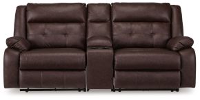 Signature Design by Ashley® 42702S4 Punch Up - Walnut - 3-Piece Power Reclining Sectional