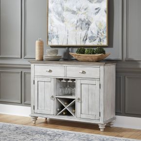 Liberty Furniture 303W-CB4866 Ocean Isle - Buffet - Antique White